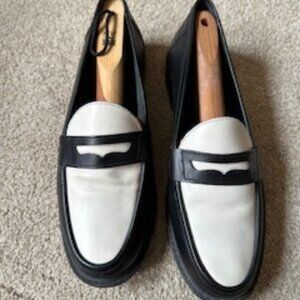 Cole Haan | Women's Black & White Rubber Sole Loafers (Size 11B)